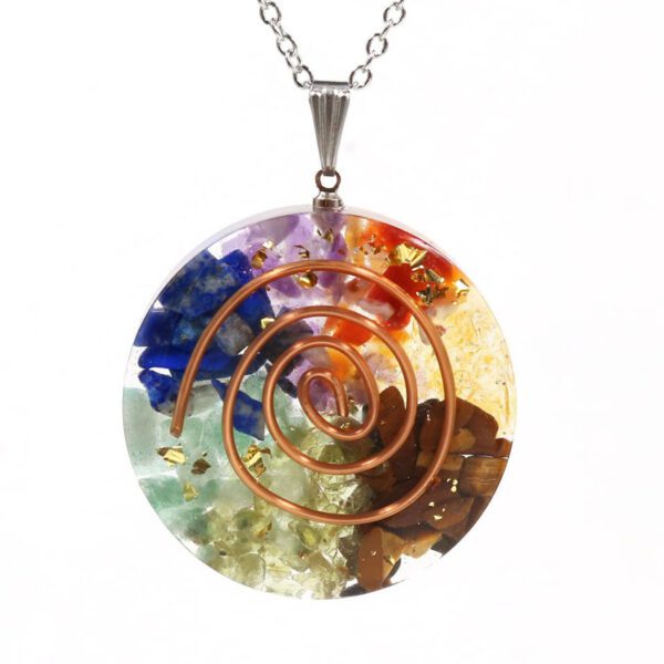 Drop Glue Colorful Crystal Pendant - Image 3