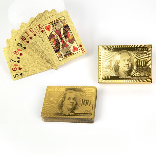 Playing Cards Gold Foil Playing Cards Waterproof - Image 9