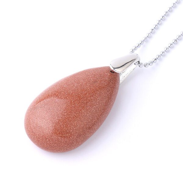 Crystal drop pendant necklace - Image 5