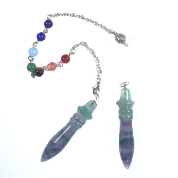 Natural Crystal Fluorite Pendant - Image 4