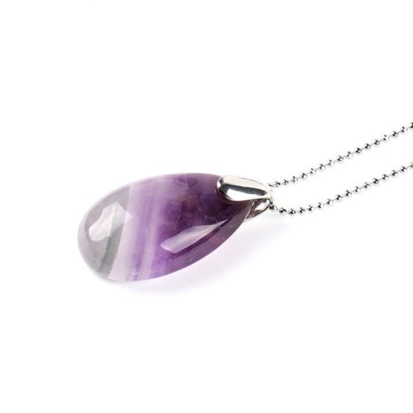 Crystal drop pendant necklace - Image 3