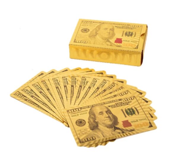 Playing Cards Gold Foil Playing Cards Waterproof - Image 5
