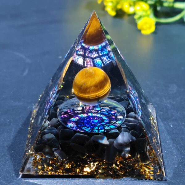 New Pyramidal Crystal Resin Pendant - Image 5