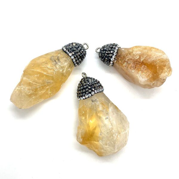 Natural Stone Crystal Pendant Irregular - Image 2