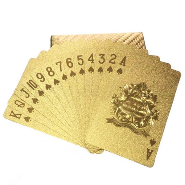 Playing Cards Gold Foil Playing Cards Waterproof - Image 8