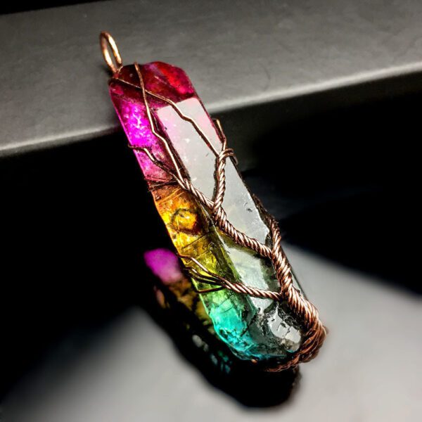 Natural Stone Charms Pendants 7 Chakra Rainbow Jewelry DIY Quartz Tree of Life Reiki Healing Pendant Pendulum Necklace Women Men1 - Image 5