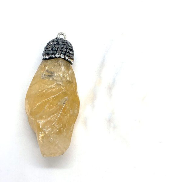 Natural Stone Crystal Pendant Irregular - Image 3